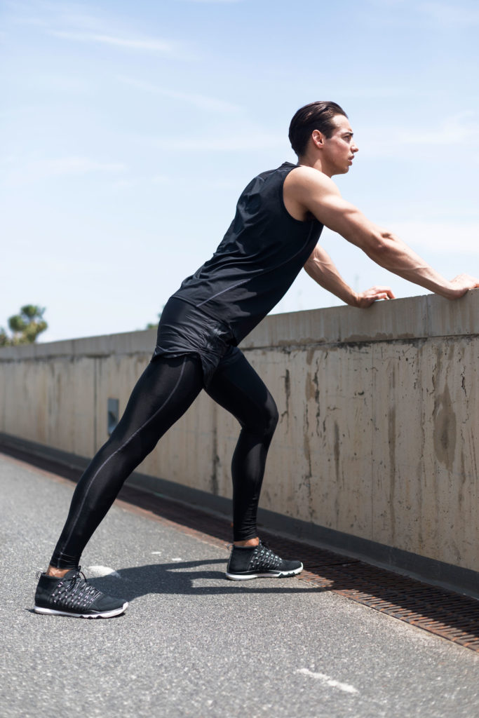 calf stretch to relieve heel pain