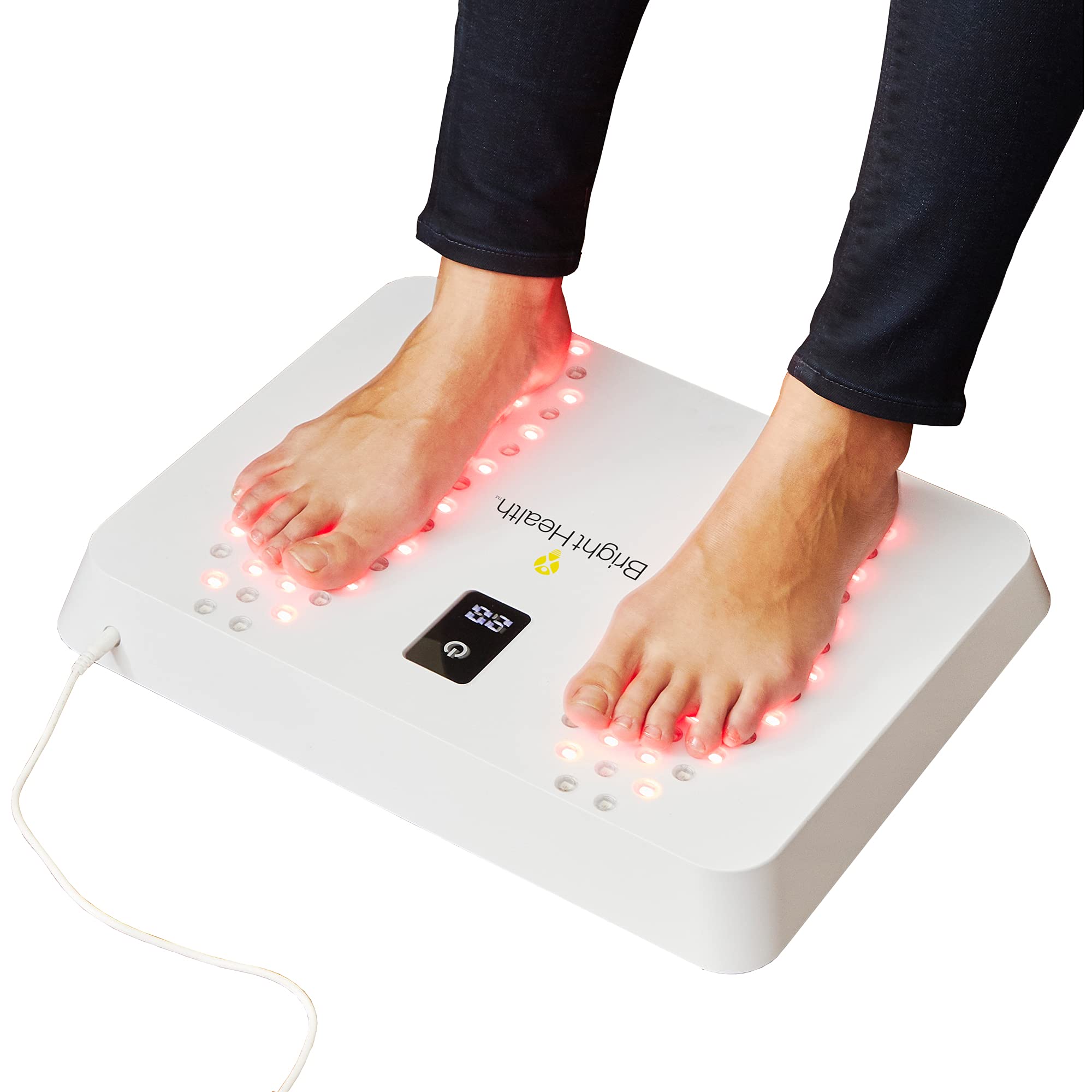 Red light therapy device for feet
